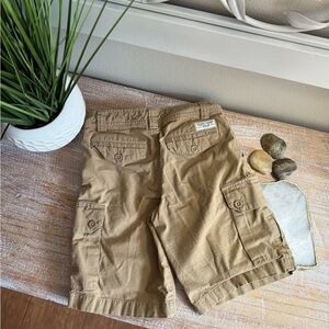 Ralph Lauren Polo Tan Cargo Shorts (Big Boys 12)